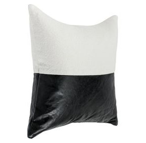 Villa Classics Canyon Ivory and Dexter Square Accent Pillow