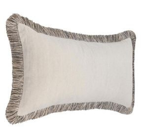 Radiant Oasis Nola Natural and Black Rectangular Accent Pillow