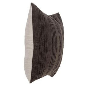 Gratitude Ganache Brown Square Accent Pillow