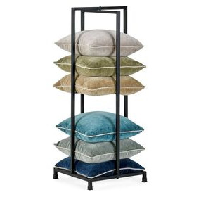 Pillow Black 54" Tower Display Rack