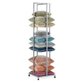 Pillow Silver 80" Tower Display Rack