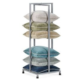 Pillow Silver 54" Tower Display Rack