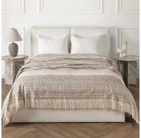 BC Beryl Cocoa Brown Queen Blanket