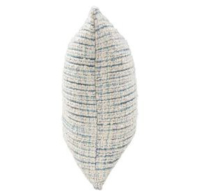Equilibrium Trona Blue and Ivory Square Accent Pillow