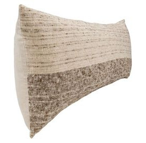 Equilibrium Beryl Cocoa Brown Rectangular Accent Pillow