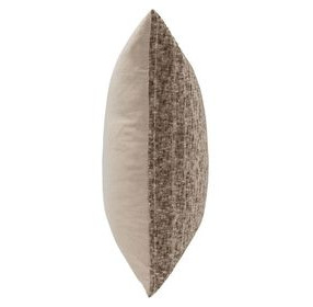 Equilibrium Beryl Cocoa Brown Square Accent Pillow
