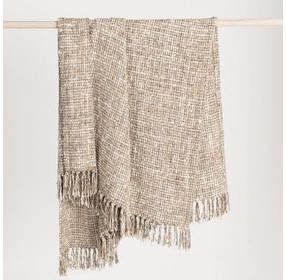 Throws Porter Natural and Ivory Throw