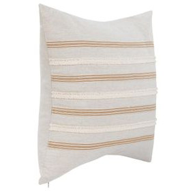 Novel Estate Lyndhurst Natural and Beige Square Accent Pillow
