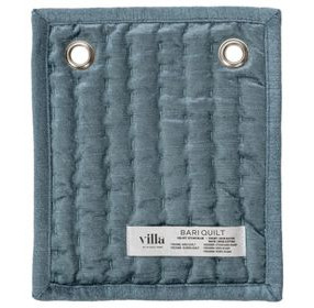 Bari Velvet Stone Blue Swatch Quilt