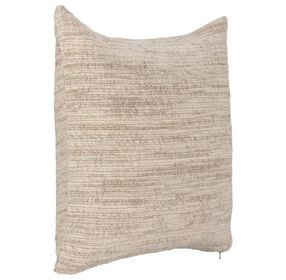 Tranquil Coasts Wharf Natural Square Accent Pillow