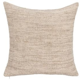 Tranquil Coasts Wharf Natural Square Accent Pillow