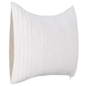 Gratitude White Rectangular Accent Pillow