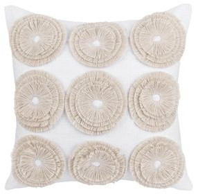Tranquil Coasts Halston Ivory Square Accent Pillow