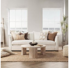 Tranquil Coasts Leather Seston Brown Square Accent Pillow