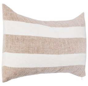 Lineage Eleanor Natural and Ivory Rectangular Accent Pillow Set of 2
