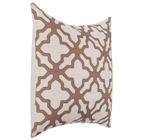 Lineage Mullan Frothed Brown Square Accent Pillow Set of 2