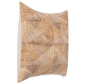 Lineage Rev Caramel Square Accent Pillow Set of 2