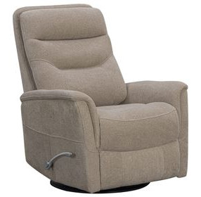 Gemini Snazzy Taupe Manual Swivel Glider Recliner