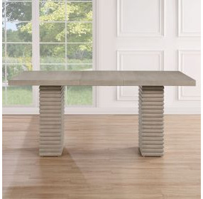 Lily Brown Extendable Counter Height Dining Table