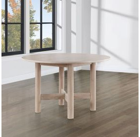 Gabby Light Brown 48" Round Dining Table