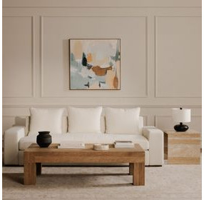 Evander Aged Oak Rectangular Coffee Table