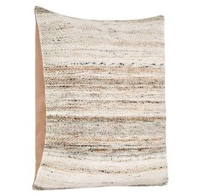 Performance Plateau Sand and Beige Square Accent Pillow Set of 2