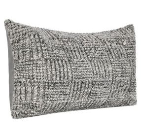 Shades Vico Gray Rectangular Accent Pillow