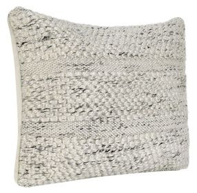 Shades Ford Ivory and Gray Rectangular Accent Pillow