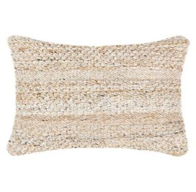 Shades Ford Caramel and Beige Rectangular Accent Pillow