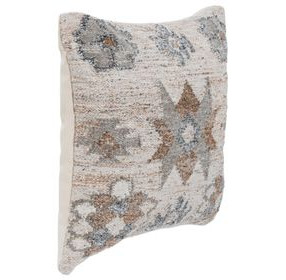 Performance Ardeth Clay and Beige Square Accent Pillow Set of 2