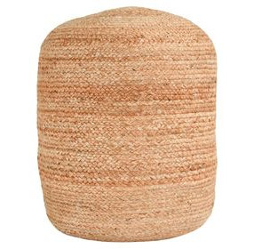 Poufs Madeira Jute Natural Square Accent Pouf