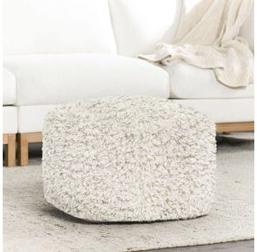 Poufs Carters Ivory Square Accent Pouf