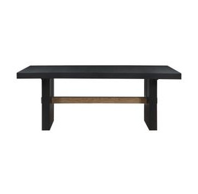 Aubrey Black Extendable Rectangular Dining Room Set