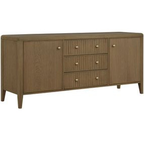 Reed Driftwood 76" TV Stand with USB Charging