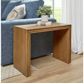 Waterfall Brown Rectangular Accent Table