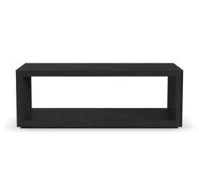 Waterfall Deep Ebony Rectangular Occasional Table Set with Casters