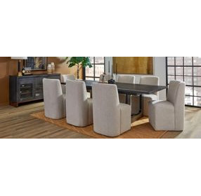 Waterfall Deep Ebony Extendable Rectangular Dining Room Set