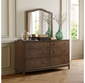 Bellevue Whiskey Brown 6 Drawer Dresser