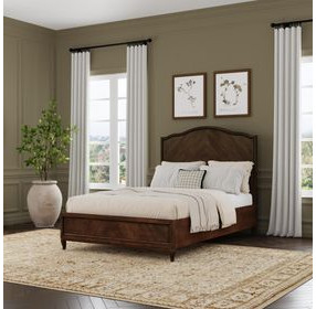 Bellevue Whiskey Brown Queen Platform Bed