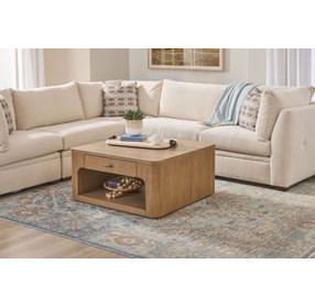 Normandy Warm Driftwood Square Coffee Table