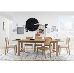 Normandy Warm Driftwood 100" Extendable Rectangular Dining Table