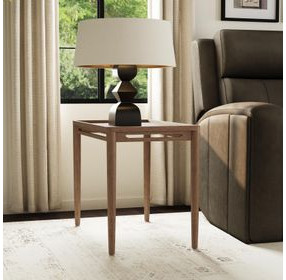 Verona Medium Brown Rectangular End Table