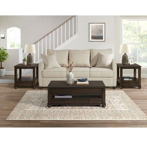 Chad Cherry Rectangular End Table