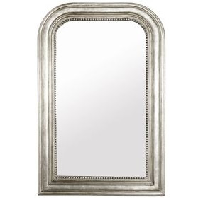 Waverly Silver Leaf Rectangular Wall Mirror