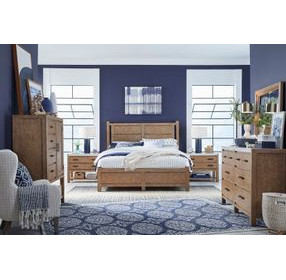 Plum Creek Sierra Brown California King Panel Bed