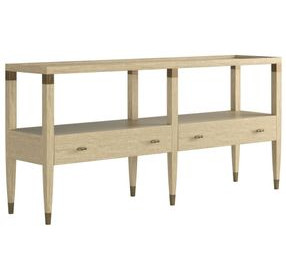 Eave Sundrenched Beige Rectangular Console Table