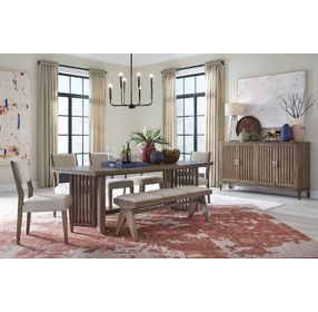 Stoneford Weathered Kona Brown 4 Door Sideboard