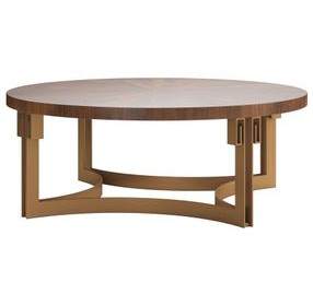 Boulevard Brown Round Cocktail Table