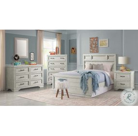 Foundry White Dove 2 Drawer Nightstand
