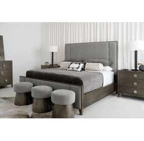 Linea Grey Round Bench